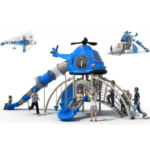 Toboggans Train-équipement pour aire de jeux Tubes colorés pour terrains de jeux école primaire équipement de terrain de jeu extérieur moderne grand - Product Image 2