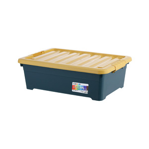 Boîte de <span class=keywords><strong>rangement</strong></span> de vêtements à roulettes <span class=keywords><strong>sous</strong></span> le <span class=keywords><strong>lit</strong></span> <span class=keywords><strong>Rangement</strong></span> ménager de type tiroir plat en plastique avec <span class=keywords><strong>rangement</strong></span> des vêtements Pratique peu encombrant - Product Image 6