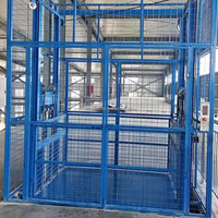 Ascenseurs électriques de fret personnalisés de 1 à 20 m de hauteur pour usage en entrepôt et en usine, adaptés à l'extérieur