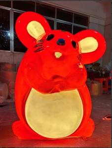 ไฟ LED รูปทรงหนู IP65 สำหรับตกแต่งภายใน/ภายนอกอาคาร เหมาะสำหรับเทศกาลคริสต์มาส ห้างสรรพสินค้า ลานกิจกรรม โรงแรม เวทีแสดงโชว์ - Product Image 1