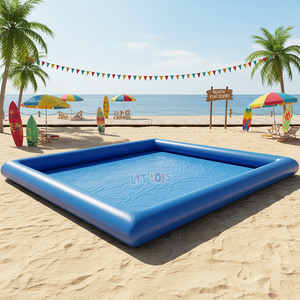 Piscine <span class=keywords><strong>gonflable</strong></span> portable à gonflage et dégonflage rapides pour bateaux à pagaie, événements de fête foraine en plein air, piscine à <span class=keywords><strong>pataugeoire</strong></span> <span class=keywords><strong>gonflable</strong></span> - Product Image 1