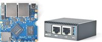 Mini Router Aismartlink NanoPi R3S OpenWRT, 2GB LPDDR4X RAM Sin EMMC, Ethernet Dual-Gbps para Gateway de Oficina y Hogar Inteligente