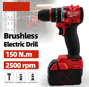 สว่านกระแทกไร้สายแบบพกพา 18V 3 ฟังก์ชั่น น้ำหนักเบา ยืดหยุ่น ไร้แปรงถ่าน แรงบิด 90 นิวตันเมตร สว่านกระแทกไร้สายรุ่นใหม่ - Product Image 3