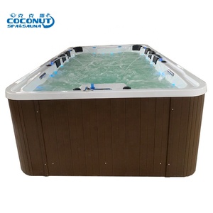 อ่างน้ำร้อนจากุซซี่กลางแจ้ง <span class=keywords><strong>COCONUT</strong></span> สำหรับ 10 คน พร้อมระบบนวดและบำบัด อ่างน้ำวนอัจฉริยะพร้อมเครื่องทำน้ำอุ่น สำหรับสวนและกลางแจ้ง - Product Image 3