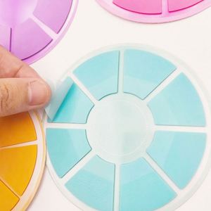 Customized Creative Eyeshadow Box Shaped Colorful Self-Adhesive Stickers School Supplies <b>Labels</b> <b>Sticky</b> Notes Back-to-School Memo - Product Image 4