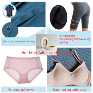 2面强附着力TPU热熔弹性胶带双面无缝无缝粘合内衣内裤服装 - Product Image 6