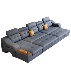Sofá Cama Modular Moderno, Creativo, Multifuncional, de Tela, <span class=keywords><strong>con</strong></span> Almacenamiento, de Doble Uso, <span class=keywords><strong>con</strong></span> Estructura de Madera, de 3 Plazas, para Sala de Estar - Product Image 5