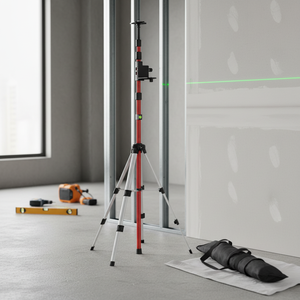 KAPRO KAP886-58 #   Treppiede per Livella Laser con Bolla e Asta Millimetrica per l'Italia - Product Image 3
