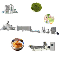 Usine de torréfaction, de mouture et de mélange automatique à haute efficacité pour la production de purée de céréales nutritionnelles pour nourrissons, machine pour aliments pour bébés