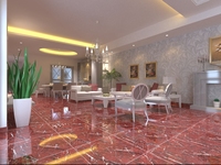 Proveedores Comerciales de Tipos de Azulejos Cerámicos con Textura de Mármol, Azulejos Vitrificados de Piedra Roja para Pisos
