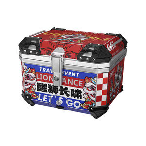 Boîte de rangement arrière pour moto, grande capacité, non en alliage d'aluminium, boîte de livraison pour moto - Product Image 1