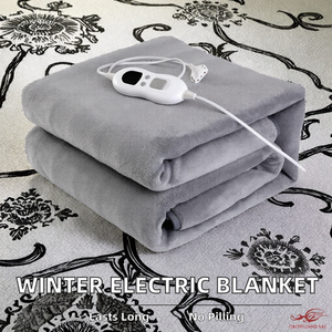 بطانية كهربائية ناعمة قابلة للغسل مبطنة من الفلانيل للاستخدام المنزلي في الشتاء، متوفرة بأحجام مخصصة للسرير الفردي/المزدوج/الكبير - Product Image 2