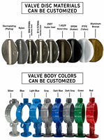 Kit de réparation pour vanne papillon DN50-DN600, joints EPDM, NBR, PTFE, disque, tige, joint torique, pièces de vanne papillon, kit d'étanchéité CE ISO Chine