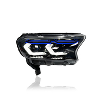 Feux avant de voiture KGKB pour Ford Everest Ranger 2016-2020, phares LED améliorés, ensemble de phares avec lentille de projecteur, accessoires