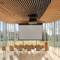 Production professionnelle Oem Luxe personnalisé Beau plafond décoratif en aluminium à grille extensible à l'intérieur Faux