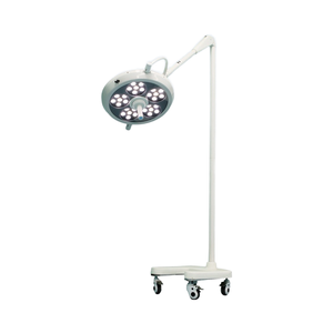 LKLED500 <span class=keywords><strong>Lampe</strong></span> chirurgicale LED vétérinaire portable électrique sans ombre pour bloc opératoire, avec support réglable/sur pied - Product Image 1