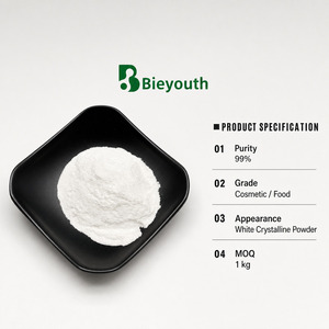 Poudre d'hyaluronate de sodium en gros, pureté 99%, matière première d'acide hyaluronique de qualité cosmétique pour sérum, masque en feuille, soins capillaires - Product Image 4
