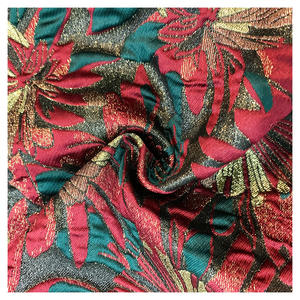 Brocado Jacquard tela satén seda flor vestidos ropa telas por metro Material DIY para costura - Product Image 2