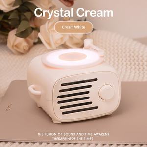 Enceinte Bluetooth pour jeunes, lumière <span class=keywords><strong>d</strong></span>'ambiance bleue, style niche, design sophistiqué, cadeau <span class=keywords><strong>d</strong></span>'<span class=keywords><strong>anniversaire</strong></span>, <span class=keywords><strong>audio</strong></span> rétro, sans télécommande - Product Image 6