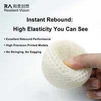 Filament d'impression 3D TPU 70A à haute élasticité, fourni par l'usine, 215 ° -225 ° Filament extensible pour balles en nid d'abeille et balles anti-stress