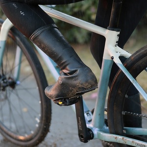 <b>Bicycle</b> Lock Shoe Protective Cover Waterproof Windproof Warm Silicone Mountain/Road Bike Riding <b>Accessories</b> - Product Image 5