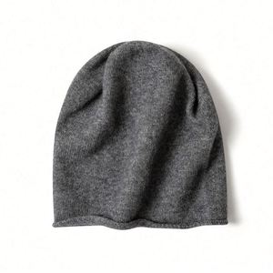 Bonnet en cachemire et laine tricoté pour l'automne et l'hiver, style décontracté, vente en gros - Product Image 6