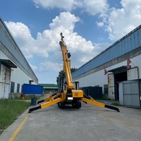 Grue araignée électrique/diesel Sipaite 10 tonnes avec système hydraulique, commande à distance, hauteur de levage 21 m et portée 19 m