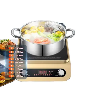 Buffet ustensiles de cuisine placca automatica rettangulaire chaufing cibo scaldabagno elettrico sensore di induzione piatti