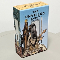 Jeu de cartes spirituel personnalisé noyau noir avec bords holographiques 330 g/m² Impression de cartes de tarot de luxe sans noyau Toucher velours Anti-rayures