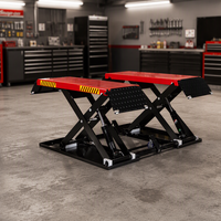 Plateforme élévatrice à ciseaux robuste à commande synchrone multi-unités, table élévatrice hydraulique électrique