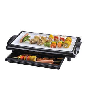 <span class=keywords><strong>Barbecue</strong></span> <span class=keywords><strong>électrique</strong></span> sans fumée multifonction <span class=keywords><strong>portable</strong></span> de table, plaque chauffante <span class=keywords><strong>électrique</strong></span> commerciale noire 120V - Product Image 5