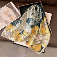 OEM |   Foulard en Soie de Mûrier 100% Personnalisé OEM, Tendance, 16 Mommes |   Écharpe carrée en satin de soie à impression numérique 65*65cm, vente en gros OEM