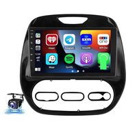 Radio Mobil Android 2 Din untuk Renault Captur CLIO Samsung QM3 2011-2016, Layar Sentuh, Stereo Mobil, Pemutar Video GPS dengan Carplay BT