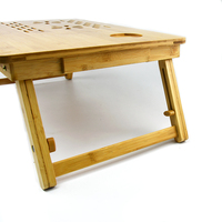 Bureau à dessin en bambou Table à dessin réglable Table à dessin pliable pour ordinateur portable pour adultes et enfants