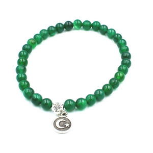Bracelet en pierre naturelle 2026, bijoux, 33 perles de prière, islamique, musulman, Allah, chapelet, méditation, bracelet perlé pour hommes et femmes - Product Image 4