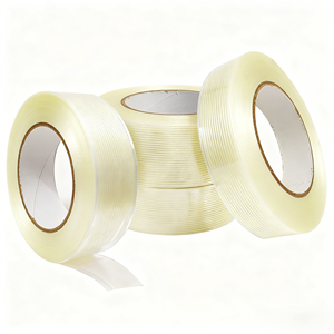 Cinta <span class=keywords><strong>Aislante</strong></span> Adhesiva <span class=keywords><strong>de</strong></span> <span class=keywords><strong>Fibra</strong></span> <span class=keywords><strong>de</strong></span> <span class=keywords><strong>Vidrio</strong></span> <span class=keywords><strong>de</strong></span> 2cm x 25M, 600V, para Cercas Eléctricas - Product Image 1