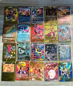 Livraison rapide Charizard Pikachu <span class=keywords><strong>Vmax</strong></span> GX <span class=keywords><strong>Carte</strong></span> dorée Métal Personnalisée Nouvelles cartes à collectionner Cartes Poke M0n Jeu de cartes - Product Image 1