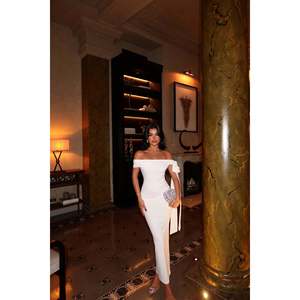 Vestido de Noche Midi Blanco Brianna - Product Image 2