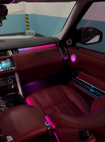 Kit d'éclairage intérieur de voiture pour Land Rover Range Rover Sport 2014-2022, lumière ambiante dynamique, style matrice de points colorée