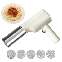 Machine à pâtes électrique automatique rechargeable de petite taille, machine à pâtes manuelle, machine à faire des nouilles à la maison