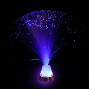Lampu Serat Optik LED Multiwarna Cahaya Langit Bintang untuk Liburan Pernikahan Hiasan Tengah Serat Optik Pencahayaan LED Tiga LED Lampu Dekorasi