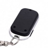 Télécommande sans fil RF 433 MHz à 4 boutons, puce de code d'apprentissage EV1527 en métal, émetteur radio à 4 canaux avec interrupteurs à bouton-poussoir