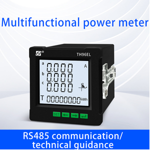 มิเตอร์วัดพลังงานไฟฟ้าแบบดิจิตอลสามเฟส พร้อมการสื่อสาร RS485 ระบบ Modbus-RTU หน้าจอ LCD สำหรับการตรวจสอบพลังงานอุตสาหกรรม - Product Image 5