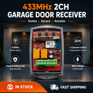 SMG -8112 AC85-250v Tuya <span class=keywords><strong>Wifi</strong></span> Commutateur de télé<span class=keywords><strong>commande</strong></span> intelligent Universel 433MHz Récepteur de porte de garage <span class=keywords><strong>Module</strong></span> de relais 2CH - Product Image 1