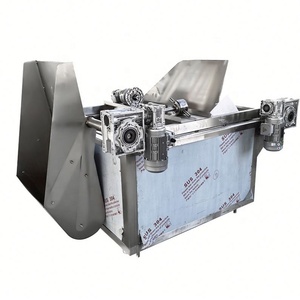 Línea de Equipos de Fritura a Gas de Alta Temperatura Totalmente Automática para Productos de Soja y Patas de Cerdo - Product Image 1