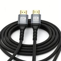 Câble HDMI 2.1 en fibre optique Qiulink 8K avec Ethernet 48 Gbps, sans perte, AOC HDMI vers HDMI, 8K 60 Hz pour projecteur, home cinéma