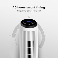 Nuevo Diseño de Ventilador de Torre Eléctrico sin Aspas de 29 Pulgadas con Control Remoto, Ventilador de Enfriamiento Portátil Oscilante para Uso en Hoteles y Hogares