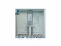 Toilettes préfabriquées amovibles, WC modulaire portable, cabine sanitaire intégrée, résistante à la pluie et au vent, pour projets temporaires en bordure de route