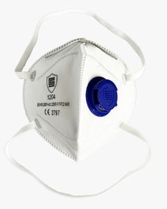 Mascarilla Respiratoria Desechable FFP2 NR con Válvula, Plegable y Práctica, Certificada con Válvula, Certificada por la CE - Product Image 1