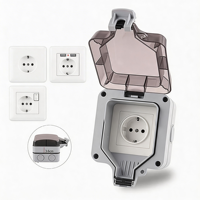 Boîte de prise étanche SFE IP66, 16A, de fabrication allemande, pour extérieur, jardin, pelouse, en ABS+PC, prise industrielle